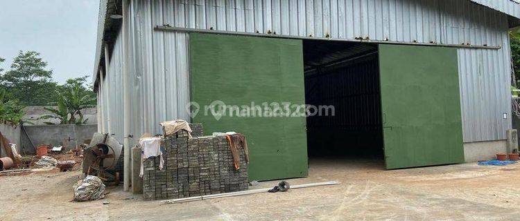 Disewakan Gudang Siap Pakai Lokasi Bagus Di Pabuaran Bogor, Jawa Barat 1
