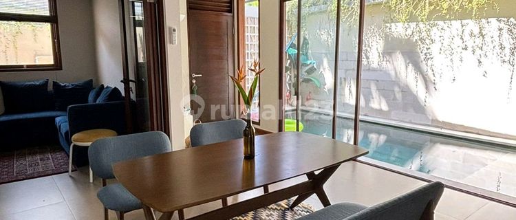 For Sale Beautiful Minimalist Villa With Warm Water Pool Inside Elite Jimbaran Cluster 1