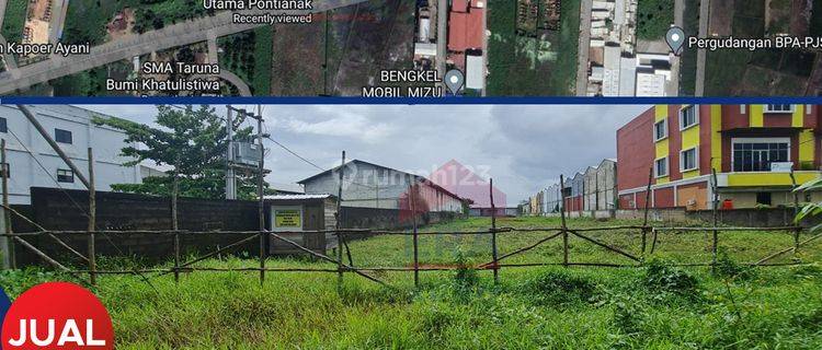 Tanah Tepi Jalan Ayani 2 Siap Bangun Dan Investasi , Kubu Raya 1