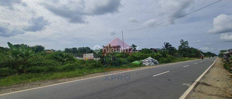 Tanah Tepi Jalan Raya Lokasi Dekat Supadio International Airport 1