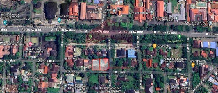 Tanah Lokasi Strategis Pusat Kota Jalan Timor, Pontianak 1