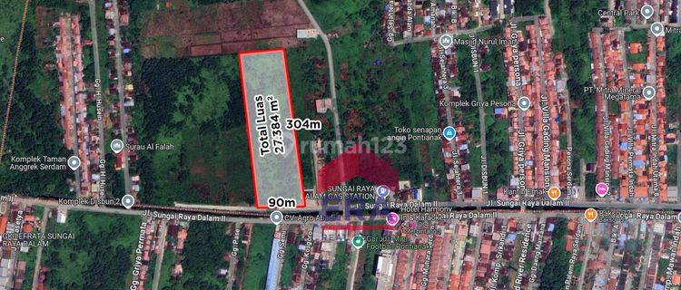 Tanah Tepi Jalan Sungai Raya Dalam, Kubu Raya 1