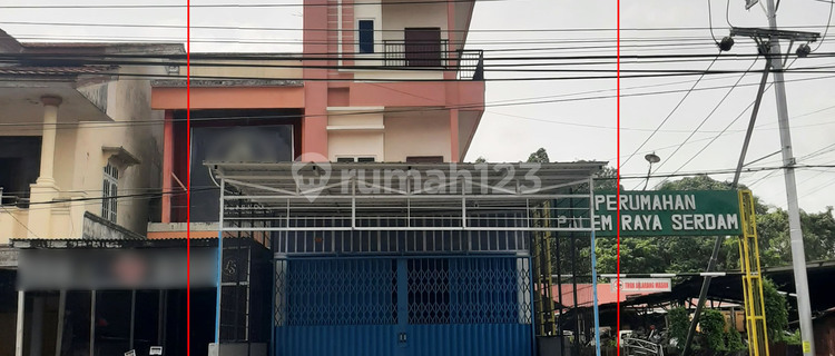 Commercial building along the roadside, riverfront position in Sungai Raya Dalam, Kubu Raya. 1
