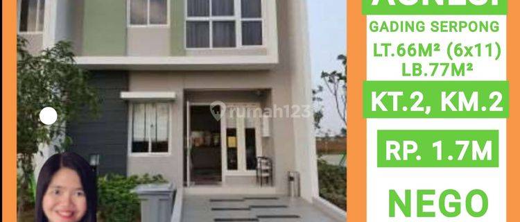 Dijual Rumah Agnesi Gading Serpong 1