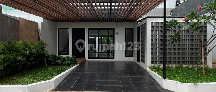 BRAND NEW HOUSE DESIGN MODERN MINIMALIS DALAM CLUSTER DI PESANGGRAHAN JAKARTA SELATAN 1