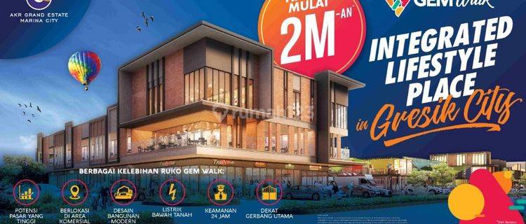 Ruko Strategis Dan Modern Di AKR GEM City Gresik 1