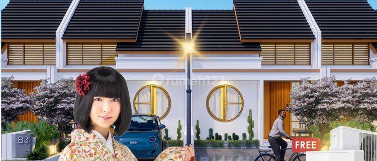 Rumah di Jogja Barat Nuansa Jepang 20 Menit ke Kota One Gate System 1