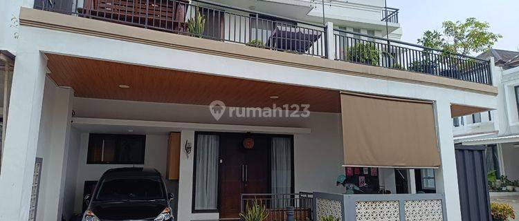 Diual Rumah Cantik 2 Lti Fullfurnish Modern Minimalis Strategis di Dekat Bintaro, Ciputat, 1