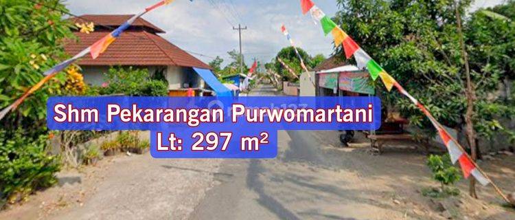 Tanah Purwomartani Sleman 300 Meteran Tepi Jalan 1