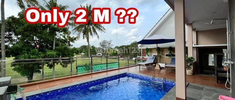 Rumah Kolam Renang Godean Harga 2 Miliar 1