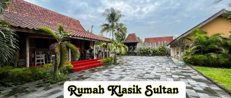 Rumah Klasik Kayu Jati Kaliurang Kualitas Kolektor 1