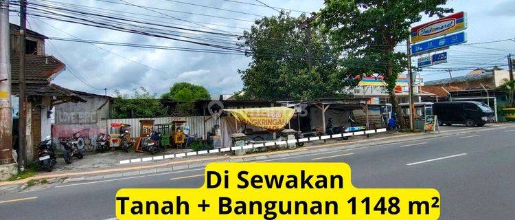 Tanah Disewakan Tepi Jalan Raya Jogja 1000 M² 1