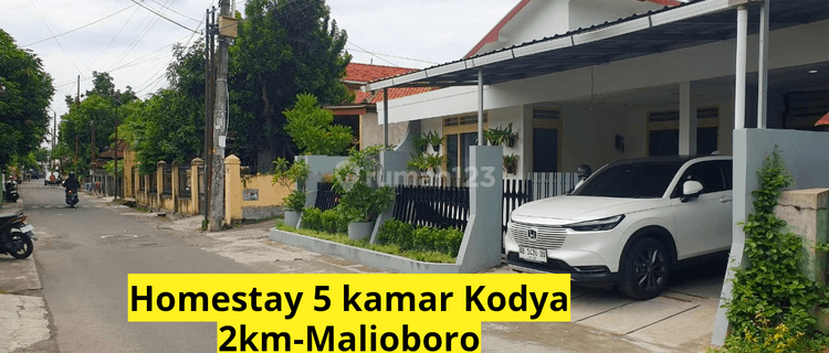 Rumah Dekat Malioboro Jogja Kota Tanah Luas 1