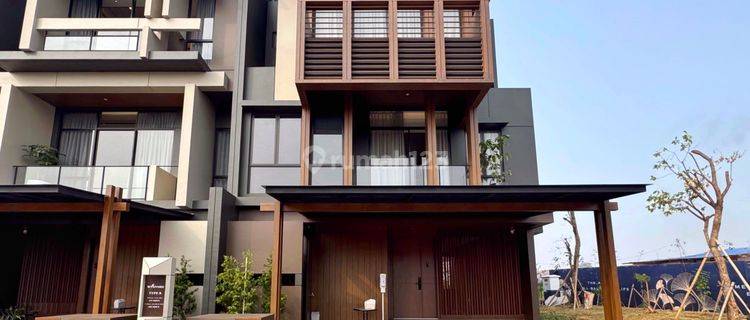 RUMAH 3 LANTAI MARMER ALA JAPANESE ZEN WYNYARD 8X18 HIERA BSD 1