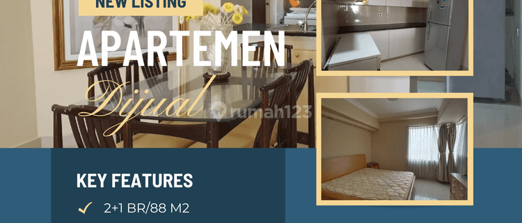 Sewa apartement 2 BR @Condominium Taman Anggrek Furnished Siap Pakai ! 1