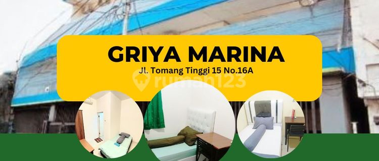 FOR RENT: Strategic Mixed Dormitory for Employees & Students, Griya Marina Fully Furnished at Jalan Tomang Tinggi No.16A Grogol, West Jakarta. Very Strategic Location, Cheapest Price. BOOK NOW!! 1