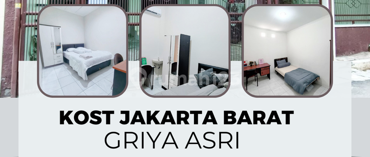 For Rent: Strategic Mixed Boarding House for Students & Employees, Griya Asri at Jl. Dr. Susilo II B No.42 Grogol, West Jakarta. Fully Furnished. Book Now!! 1