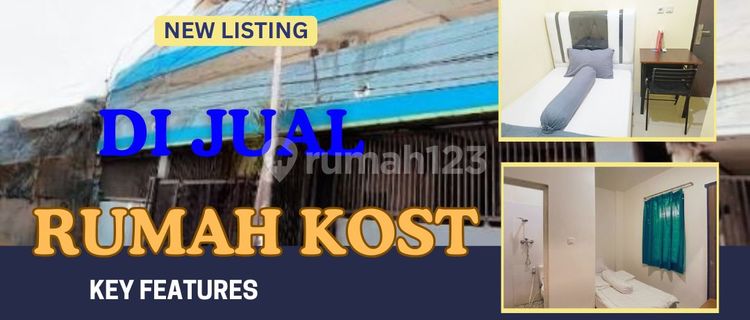 For Sale! Highly Strategic Boarding House in Tomang, Grogol, West Jakarta. Market Price 20 M, Selling for Only 14 M. Always Full with Students and Employees, Negotiable Until Done!! 1