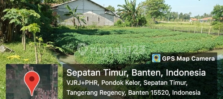 DiJual Tanah Di  Belakang Bandara, Soetta, Sepatan, Banten, Tangerang.(Kode Rmrg1836) 1