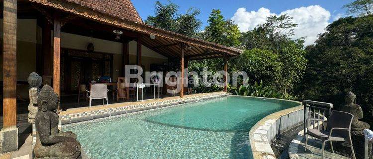 VILLA VIEW HILLS-LEMBAH-BUKIT, SEKITAR UBUD, DEKAT SEBATU, BALI (KODE RMRG 2552) 1