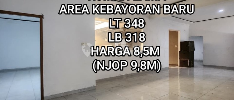 House for Sale Below Market Value in Kebayoran Baru, South Jakarta 1