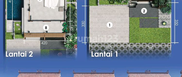 Dijual Rumah Modern Tropical Dekat Candi Prambanan 1
