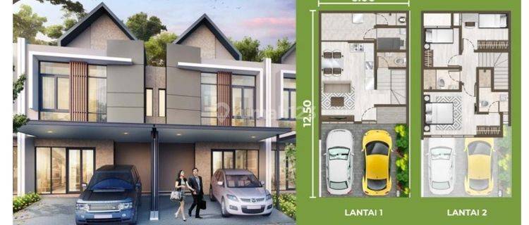 Dijual Rumah Pik2 Tahap 2 Luas 6x12.5 Lokasi Strategis 1