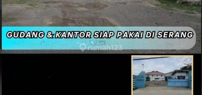 Dijual Cepat Gudang dan Kantor Siap Pakai Di kawasan Serang  1