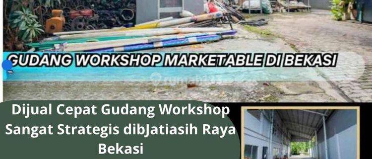 Dijual Cepat Gudang Workshop Sangat Strategis diJatiasih Raya Bekasi 1