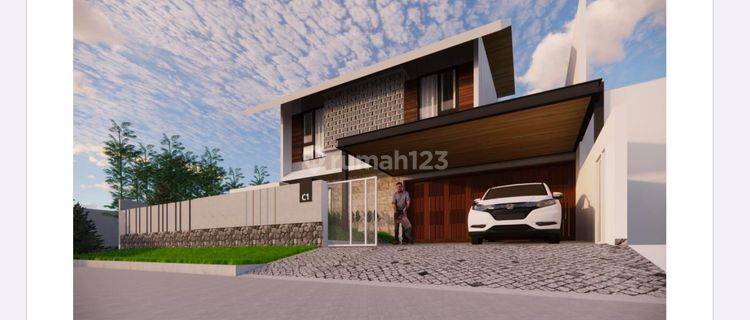 Rumah kekinian hoek siap huni modern cantik di Puspita loka  1