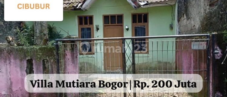 Cheap House Need Little Money Renovation SHM In Villa Mutiara Bogor 1