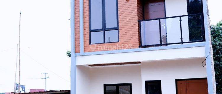 Rumah Modern Mezzanin 2 Lantai 600 Jt An Nempel Alun Alun Depok 10 Menit St. Depok Lama 1