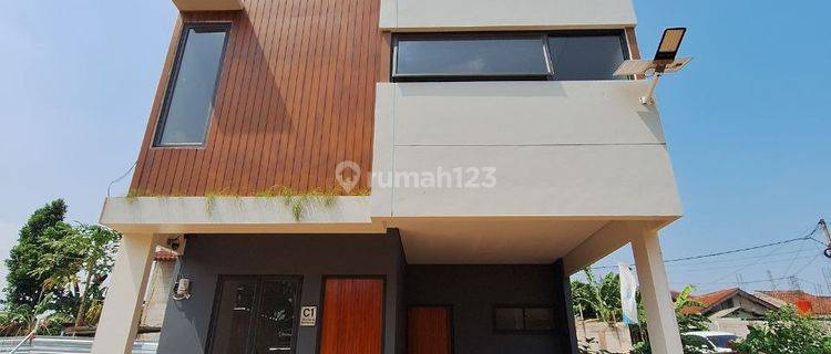 RUMAH 2 LANTAI MODERN MINIMALIS DI BOJONGSARI DEPOK