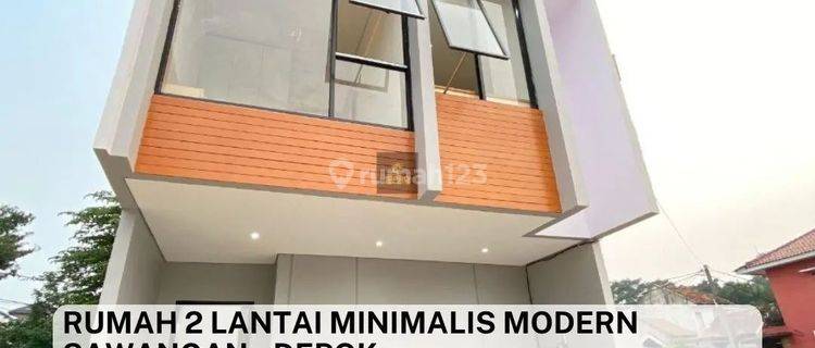 Rumah 2 Lantai Untuk Keluarga Muda Sawangan Depok  1