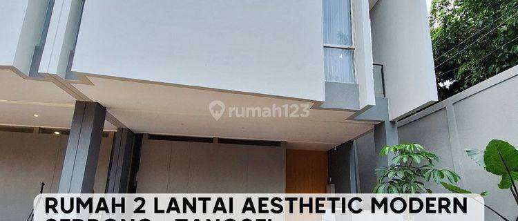 Rumah 2 Lantai Aesthetic Modern Serpong Tangsel 1