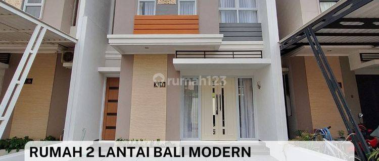 Rumah 2 Lantai Model Bali Modern Pamulang Free Biaya 1