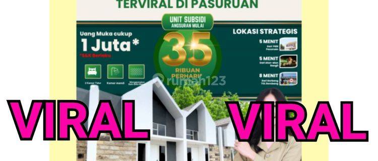 Perumahan Pasuruan Subsidi Viral 35 Ribuan/ Hari 1