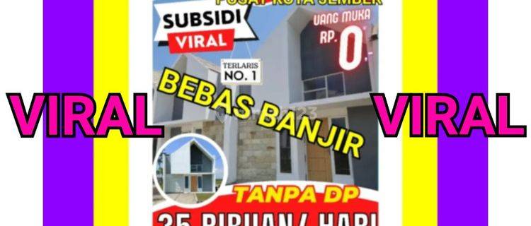 Perumahan Jember Subsidi Viral 35 Ribuan / Hari Pusat Kota Bebas Banjit 1