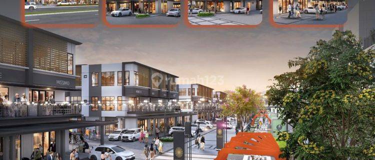 RUKO ALFRESCO 3 LANTAI 2 MUKA HADAP JALAN RAYA DI PASADENA START 3 MAN 1