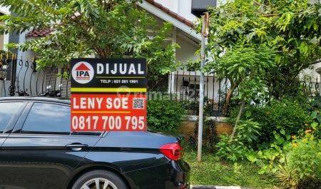 Rumah 2 lantai Taman Alfa Indah Jakbar, penjagaan satpam dg sistem kartu akses 1