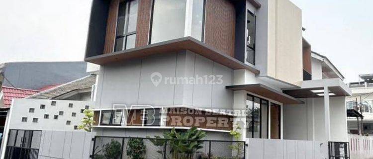 Rumah Baru Hook 2 Lt Semi Furnished Di Nusa Loka Bsd City  1