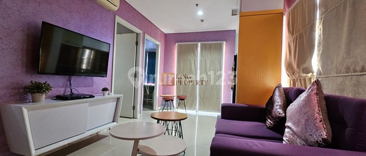 Interior Furnished Apartment Strategic Unit Madison Park 2BR - Near Neo Soho & BINUS/Trisakti Campus, Facilities Swimming Pool, Jogging Track, Basketball Court, Gym, Billiard, Sky Garden, EV Charging Station 1