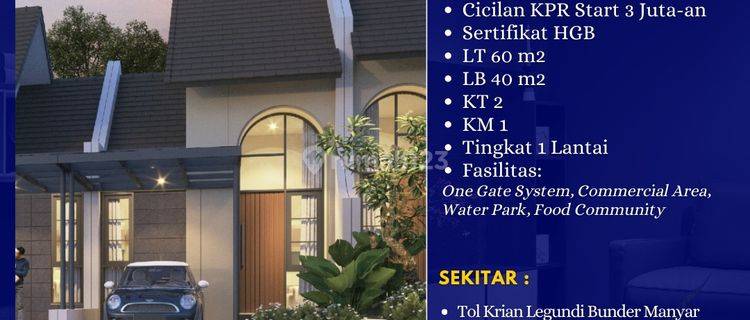 Rumah Citraland Kedamean Gresik One Gate System Dkt Tol Sumo Krian Legundi  1