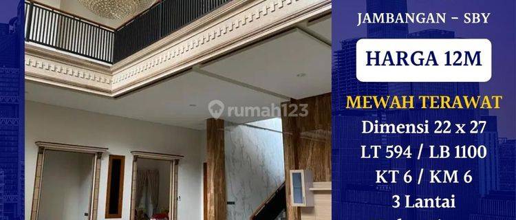 Rumah Mewah Terawat Gayungsari Barat Jambangan Surabaya Timur Dkt Ahmad Yani 1