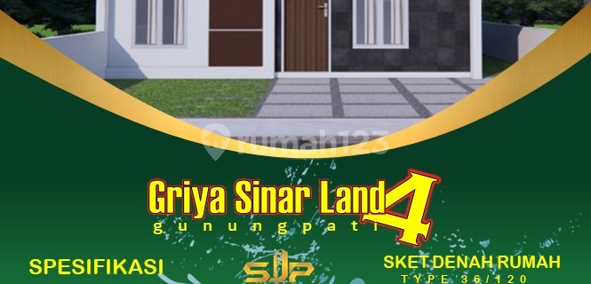1-Story House 275 Million IDR in Gunung Pati, Can Buy Plot Only 130 Million IDR 1