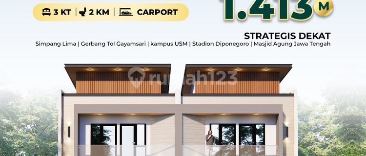 Promo Prelaunching Di Medoho 2 Lantai Cuma 1,3 Milayar An 1