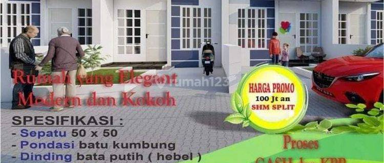 Rumah Komersil, harga SUBSIDI lokasi nol jaln raya cicilan 900rbu 1