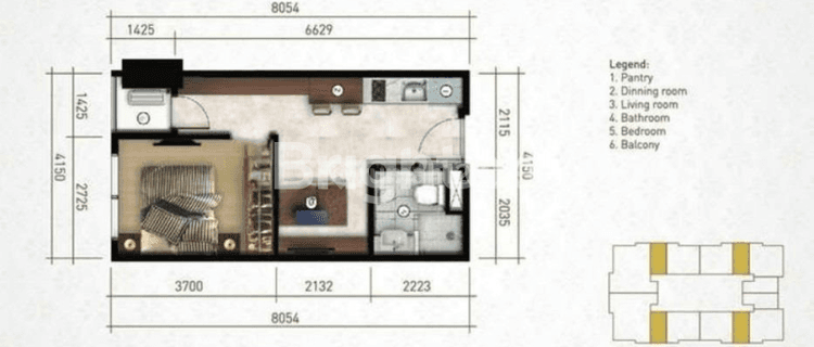 Apartemen grand sungkono lagoon dekat   mayjen sungkono, dekat mall, dekat tol satelit 1