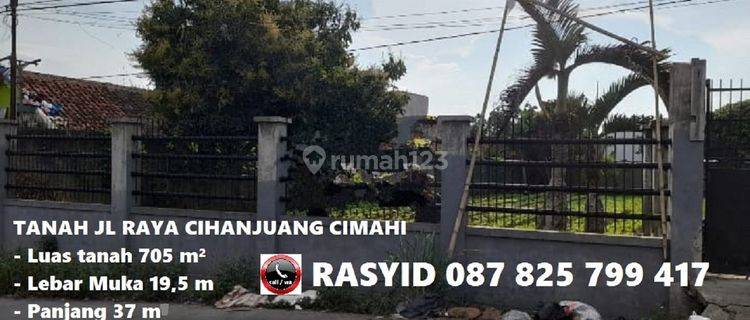 Dijual Murah Tanah Di Jalan Raya Cihanjuang Parongpong Cimahi Utara  1