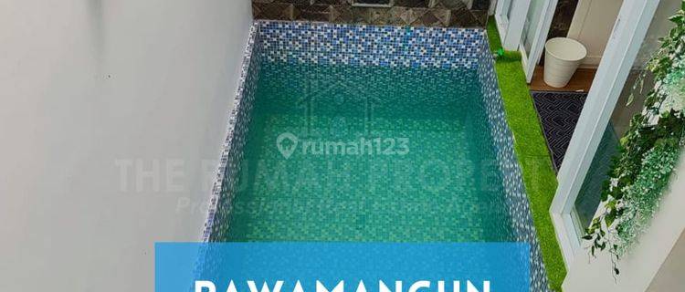 Dijual Rumah Semi Furnished Ada Privat Kolam Renang di Rawamangun 1